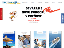 Tablet Screenshot of ezotour.sk